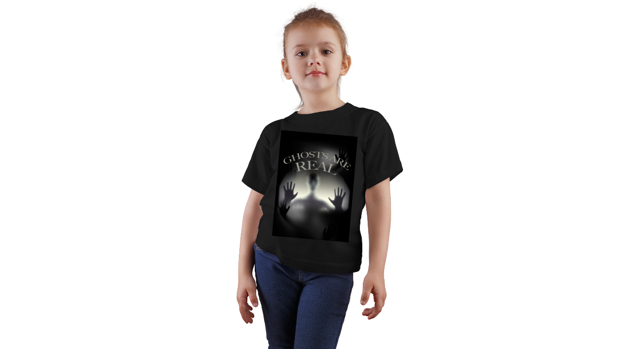 Creepy Ghost Are Real - Kids T-shirt
