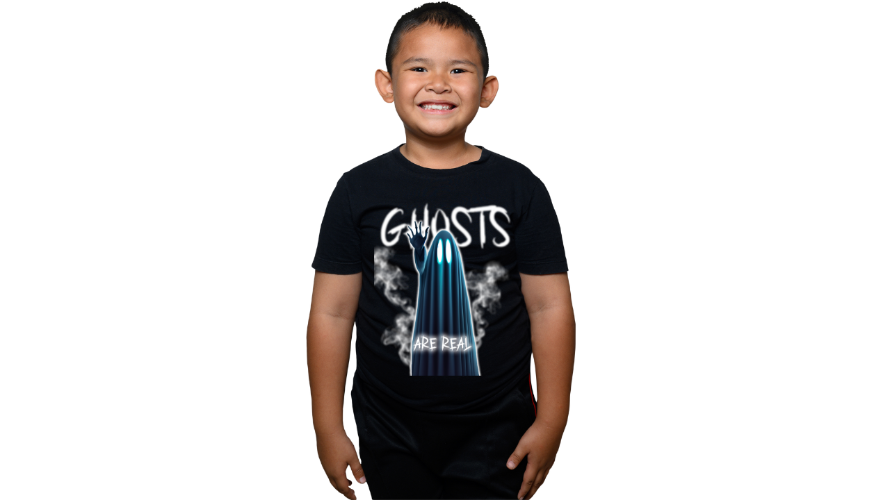 5 Finger Ghost Are Real - Kids T-shirt