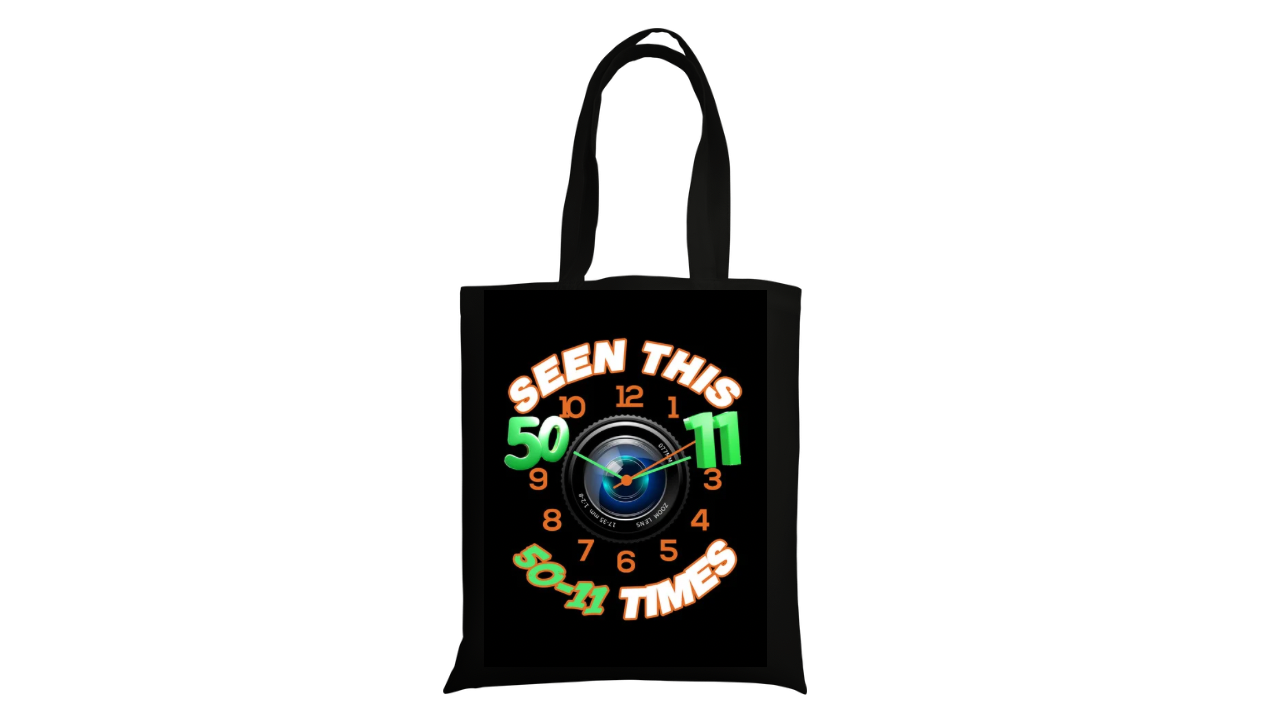 50-11 Times Clock Tote Bag