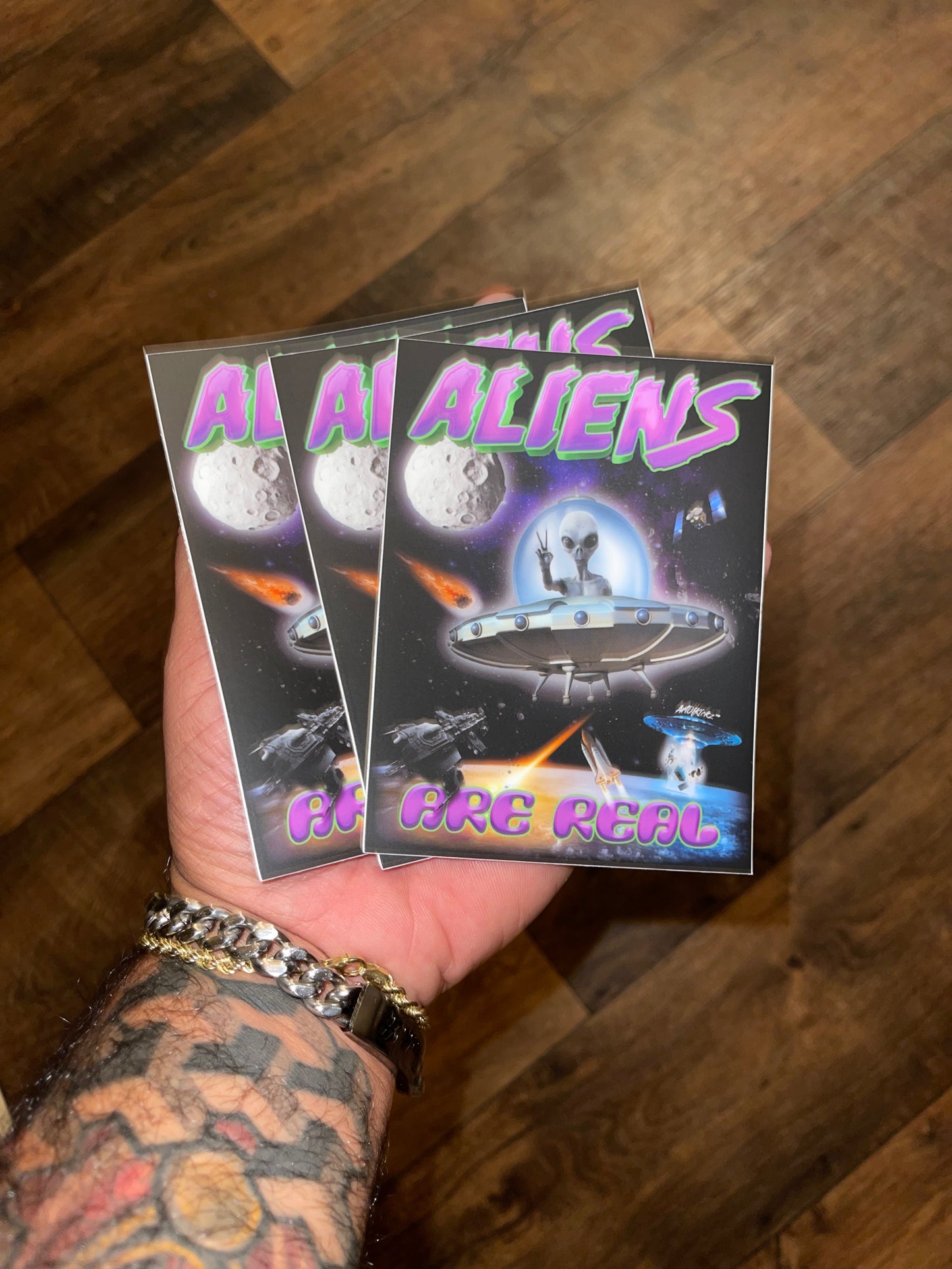Aliens Are Real Stickers