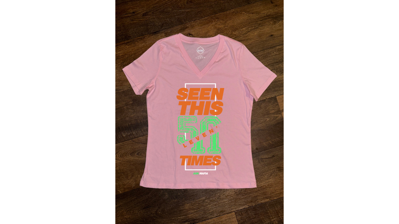 50-11 Times V-Neck T-shirt