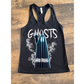 5 Finger Ghost Are Real - Racerback Tank Top