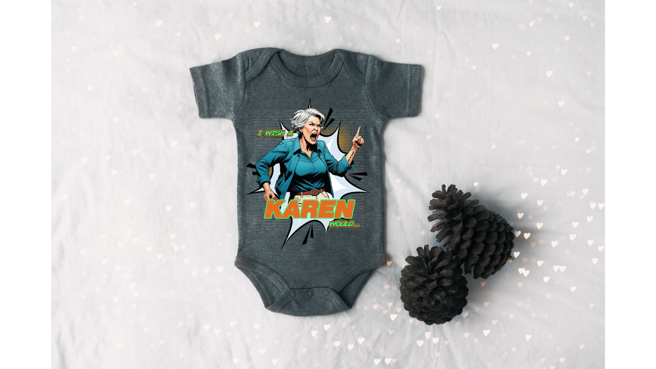 I Wish A Karen Would - Onesie