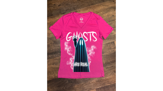 5 Finger Ghost V-Neck T-shirt