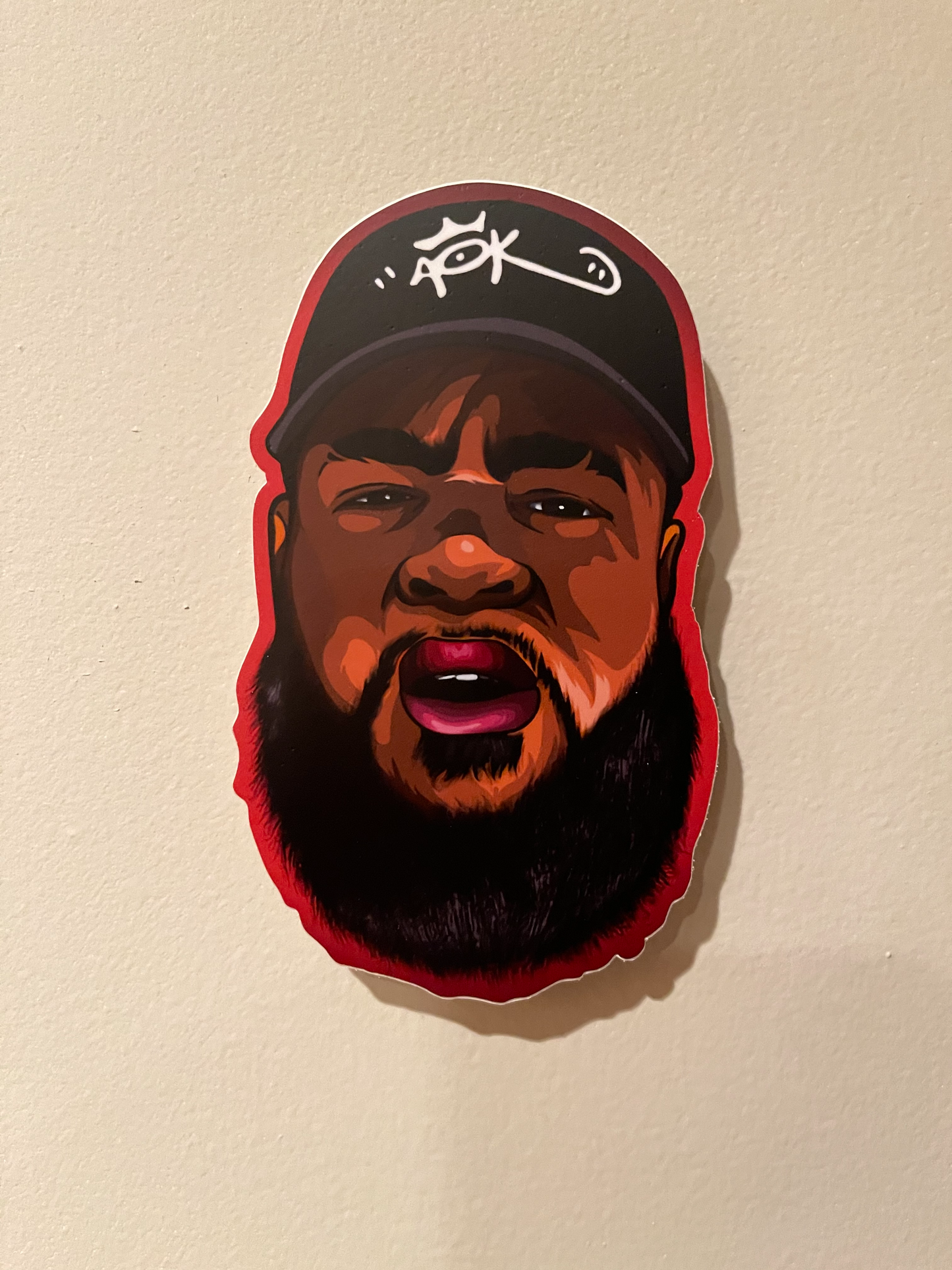 Big Face Sticker