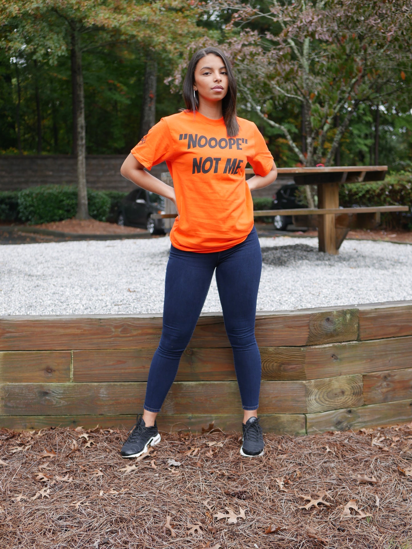 Exclusive Nope Not Me T-Shirt-Orange