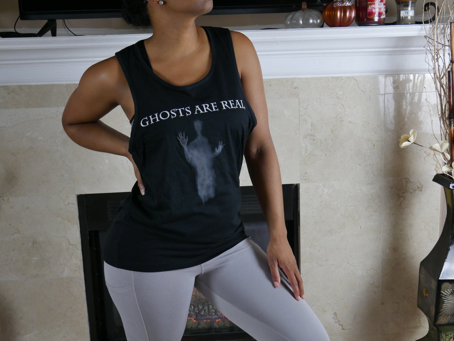 Ghost Are Real Black Tank Top