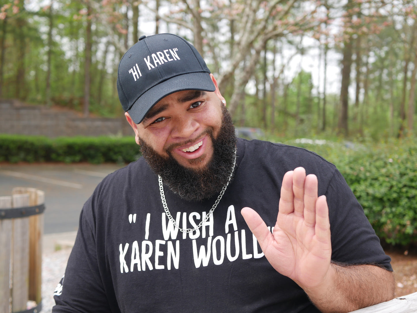 "HI KAREN " ( CAP )