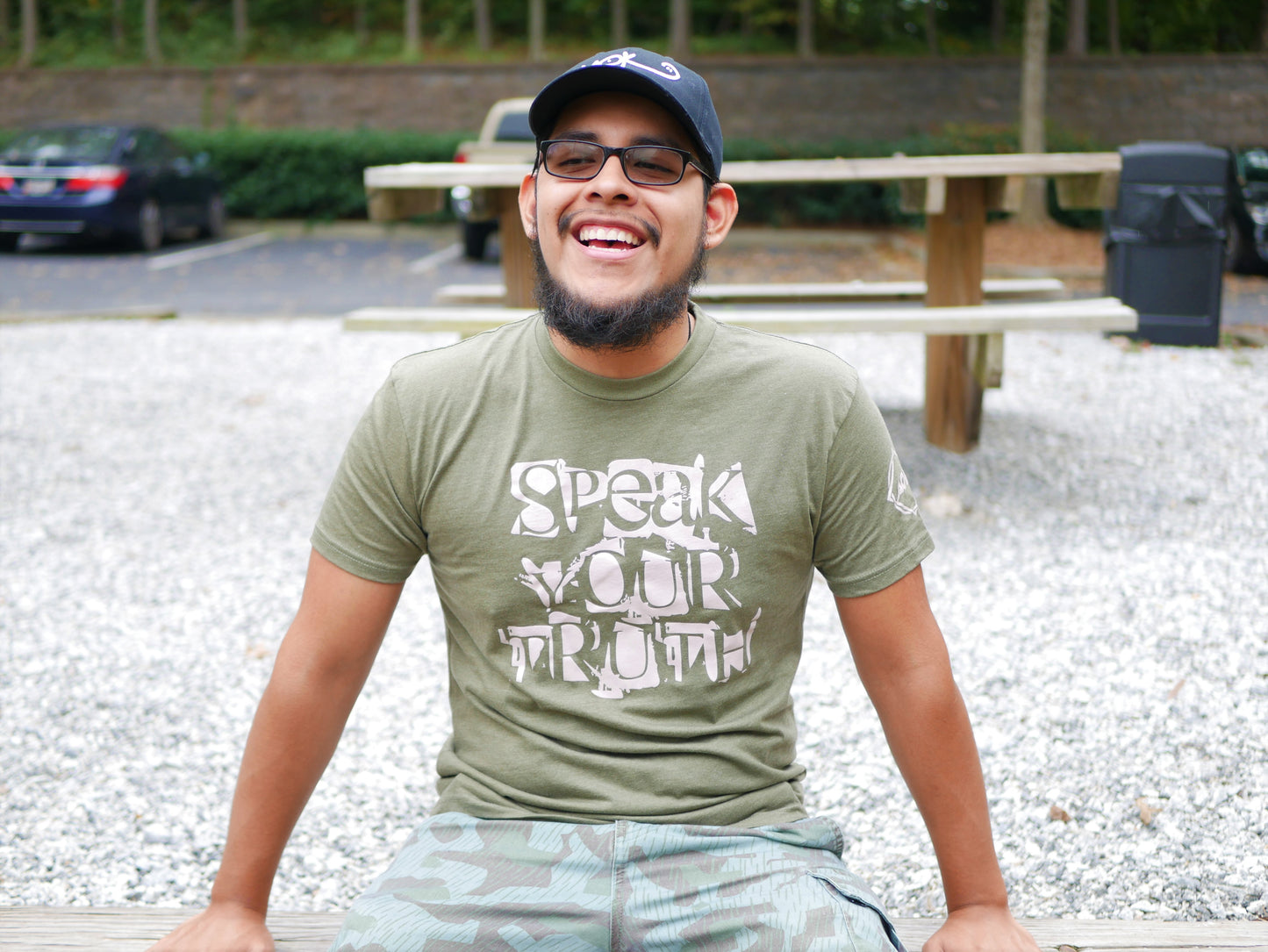 Speak Your Truth Military Green T-Shirt
