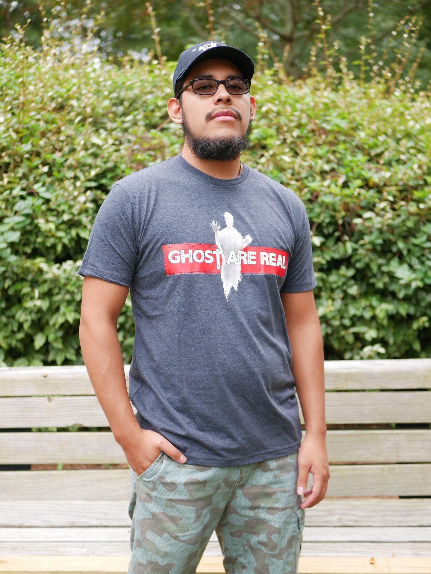 Ghost Are Real  Gray T-Shirt