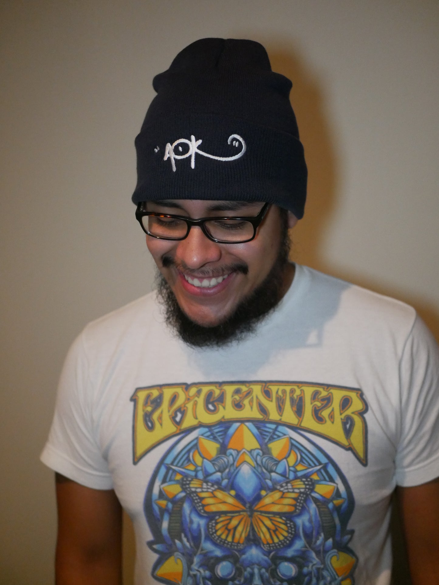 AOK Black Beanie
