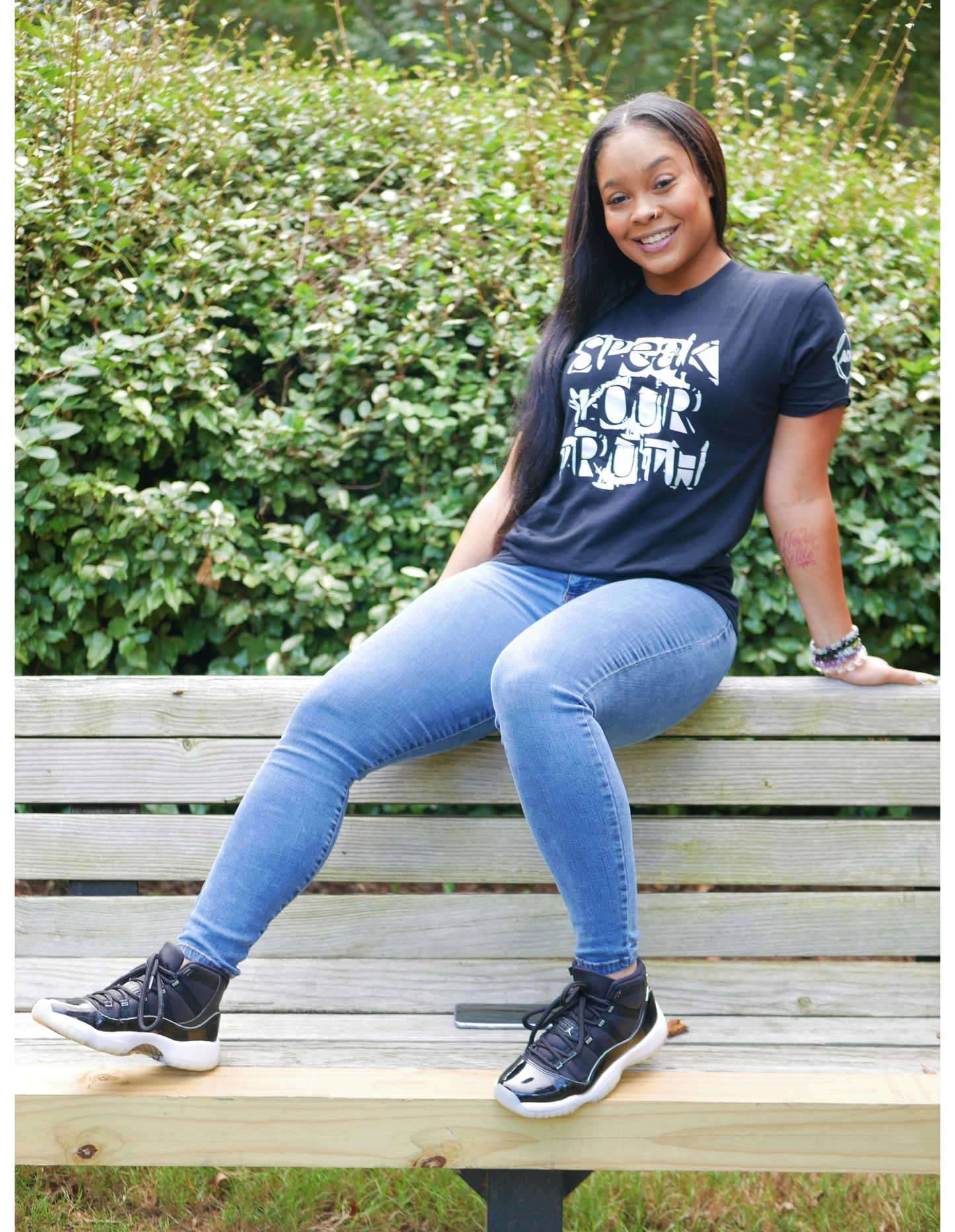 Speak Your Truth Black T-Shirt