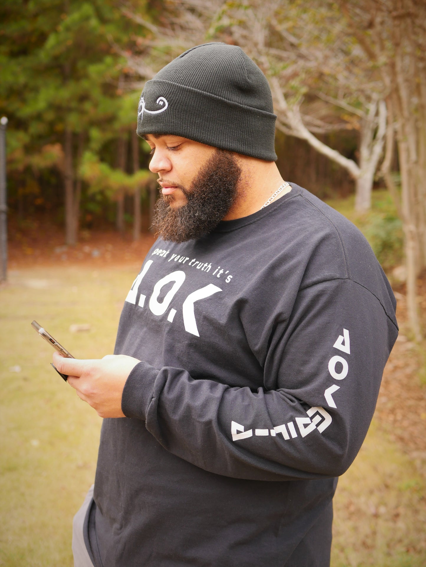 AOK Black Beanie