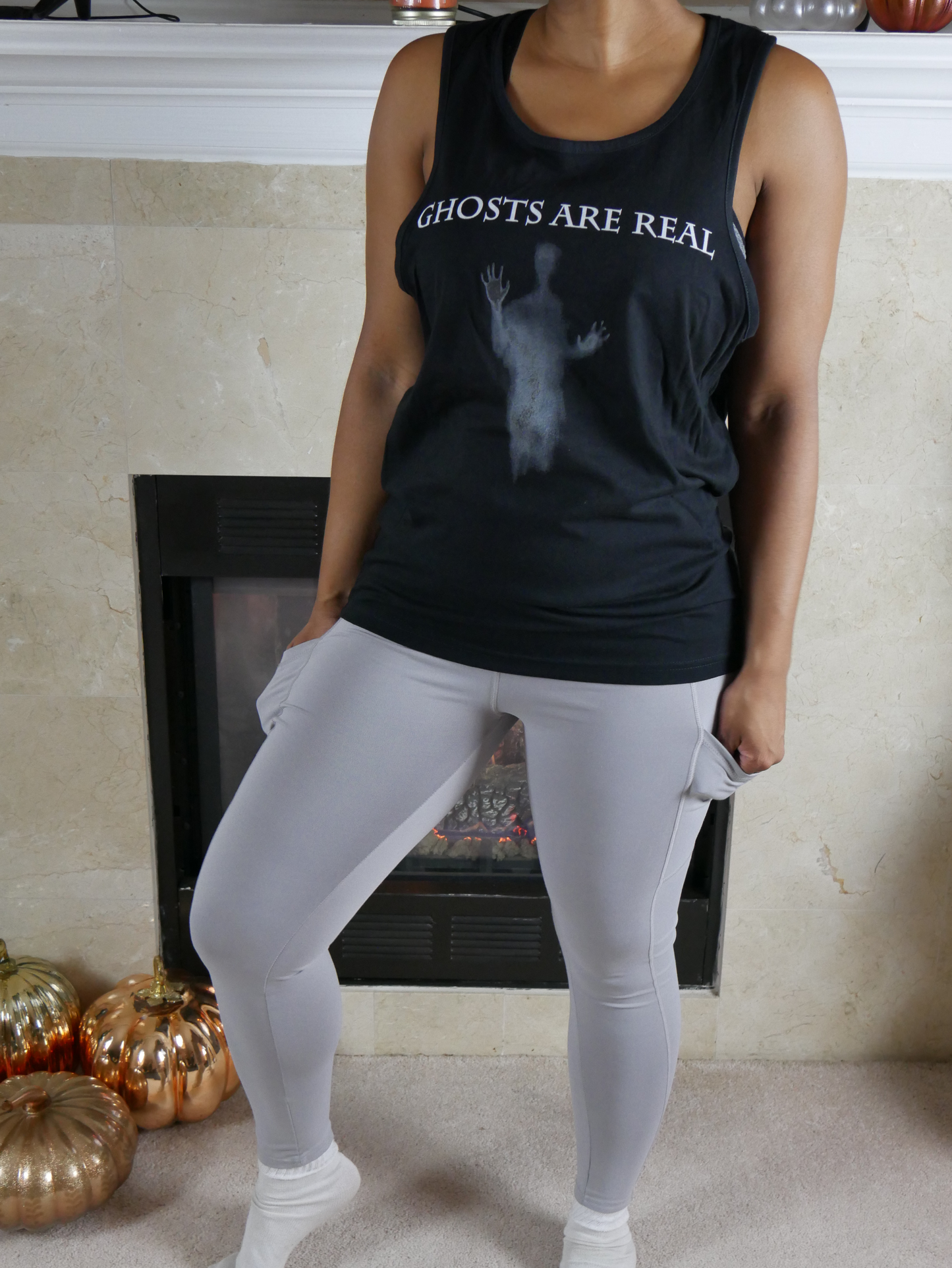 Ghost Are Real Black Tank Top