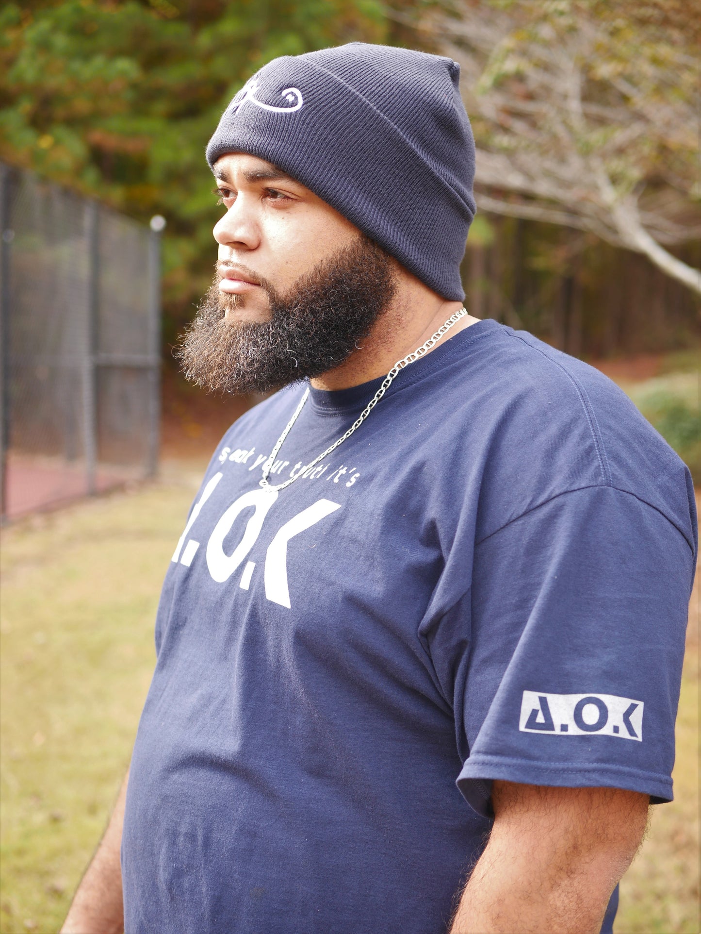 AOK Navy Blue Beanie