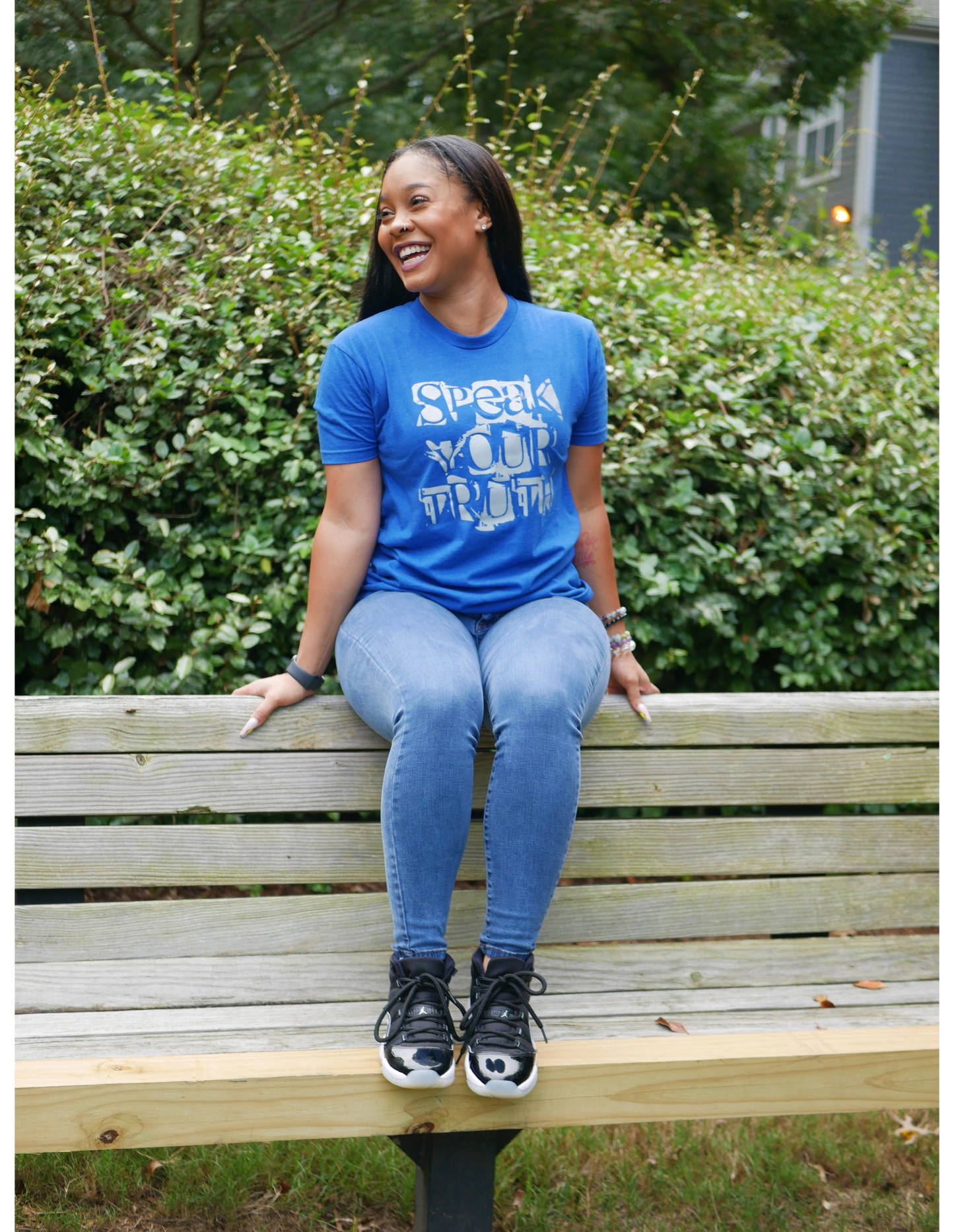 Speak Your Truth  Blue T-Shirt