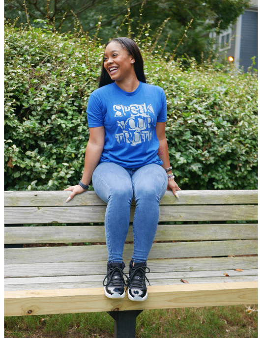 Speak Your Truth  Blue T-Shirt