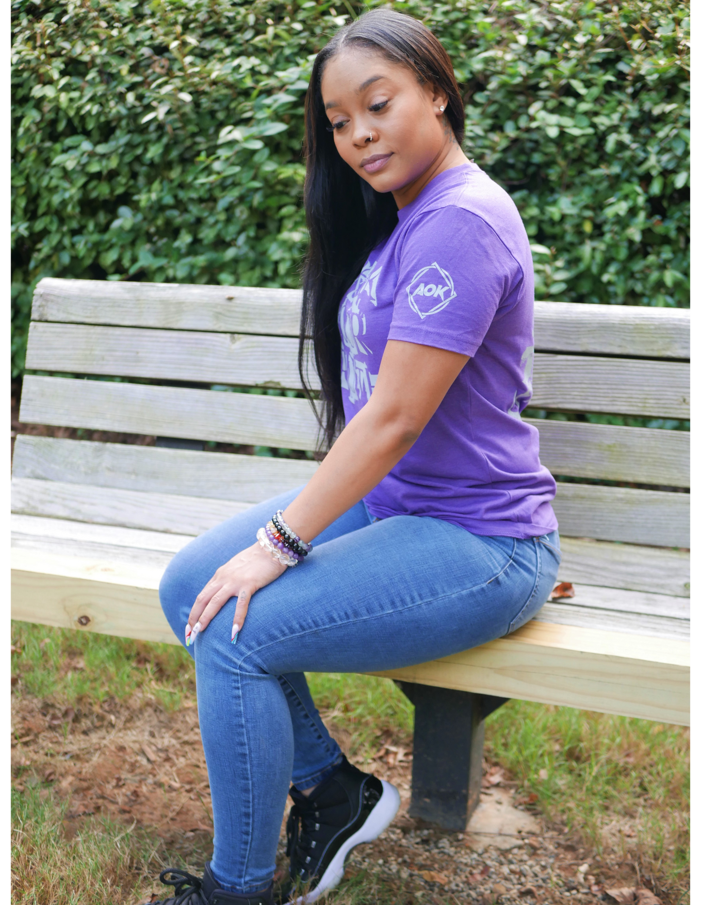 Speak Your Truth  Purple T-Shirt