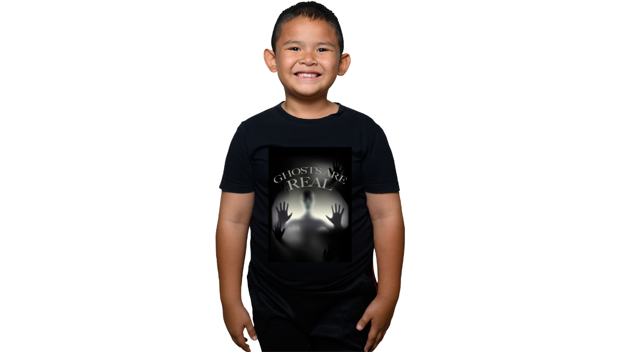 Creepy Ghost Are Real - Kids T-shirt