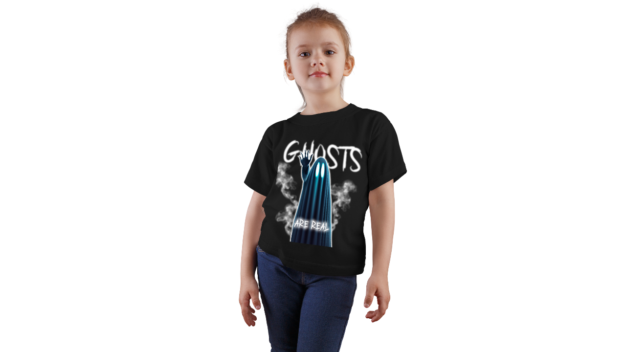 5 Finger Ghost Are Real - Kids T-shirt