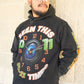 50-11 Times Clock - Vintage Acid Washed Hoodie