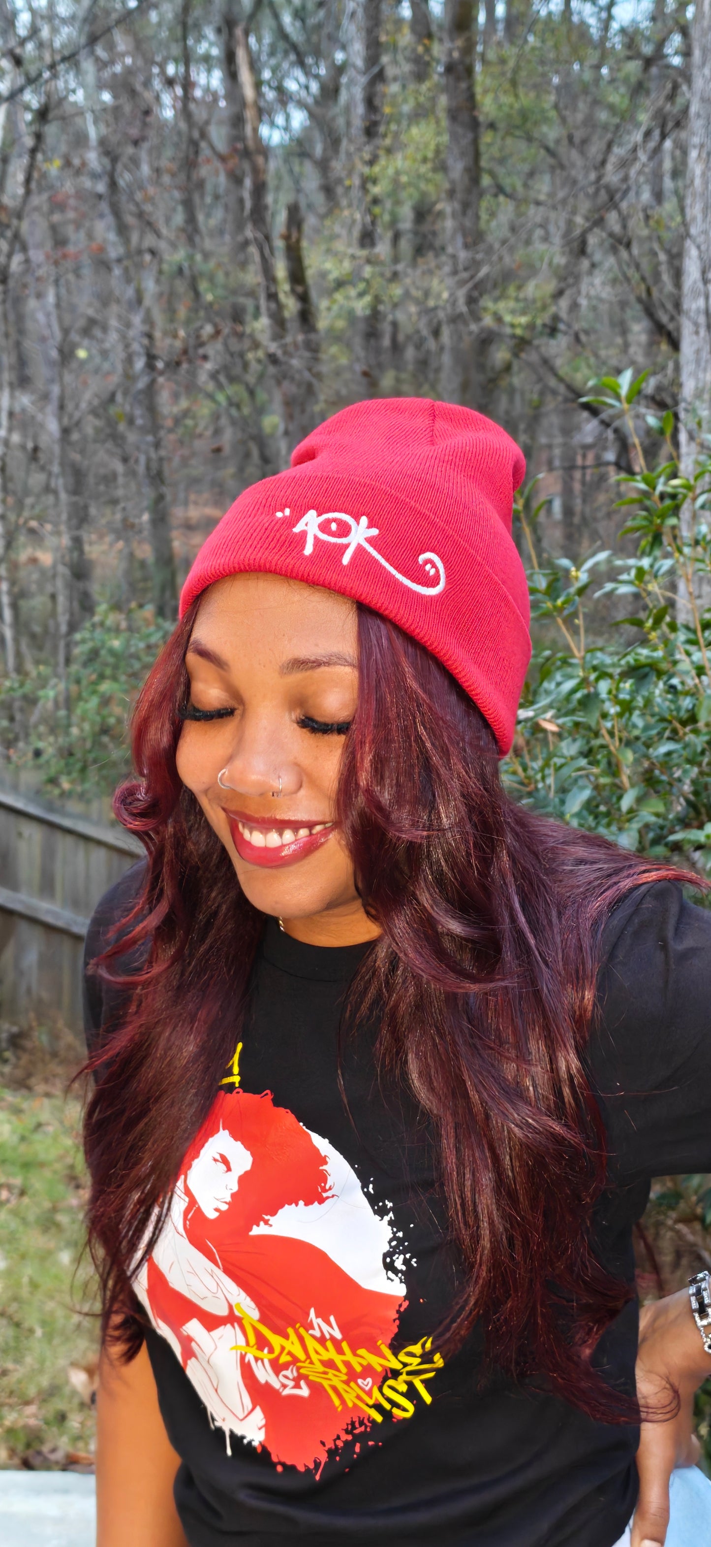 AOK Red Beanie