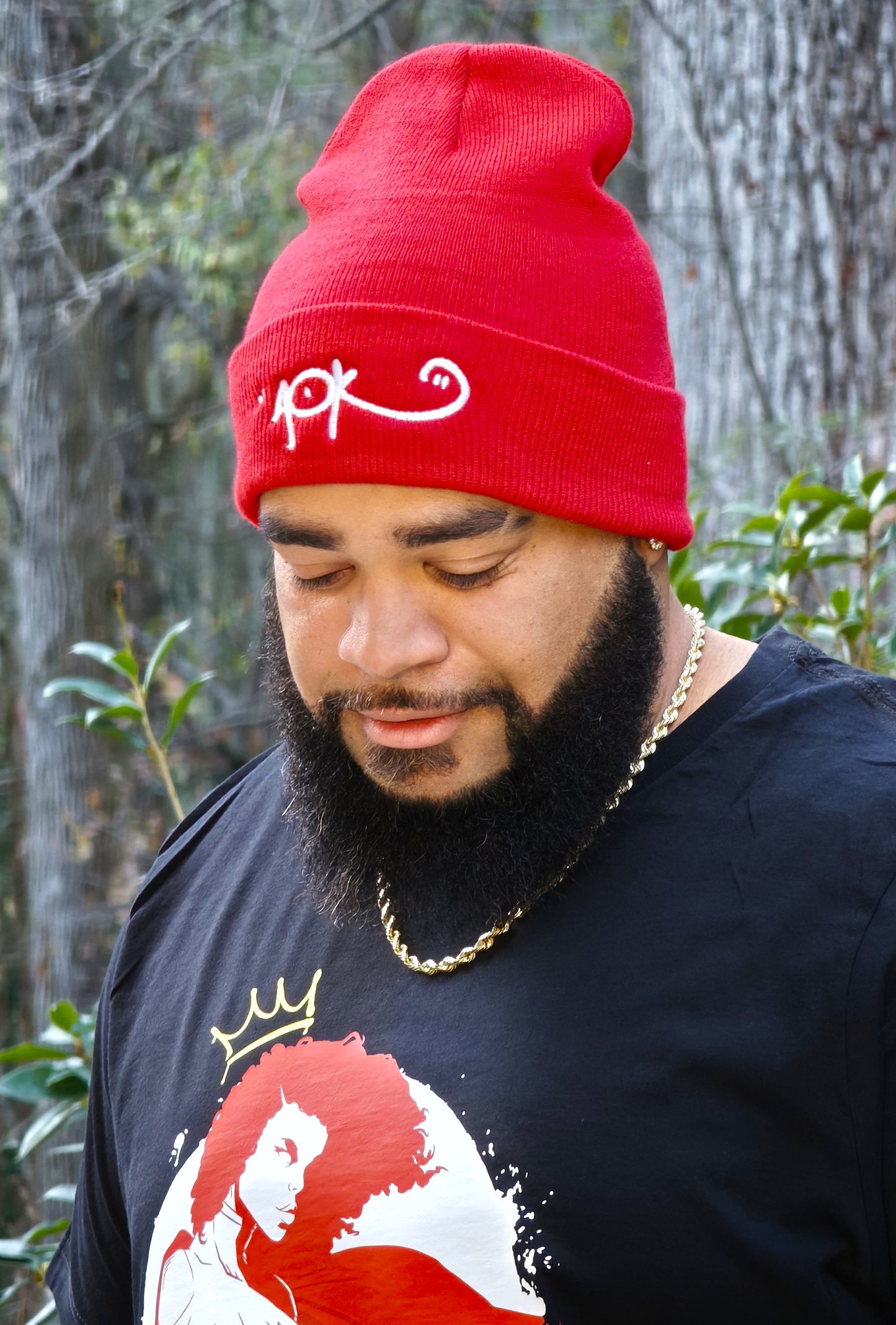 AOK Red Beanie