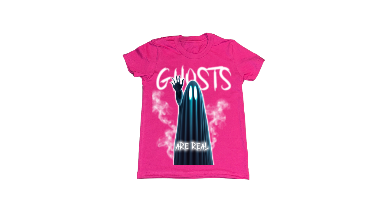 5 Finger Ghost Are Real - Kids T-shirt