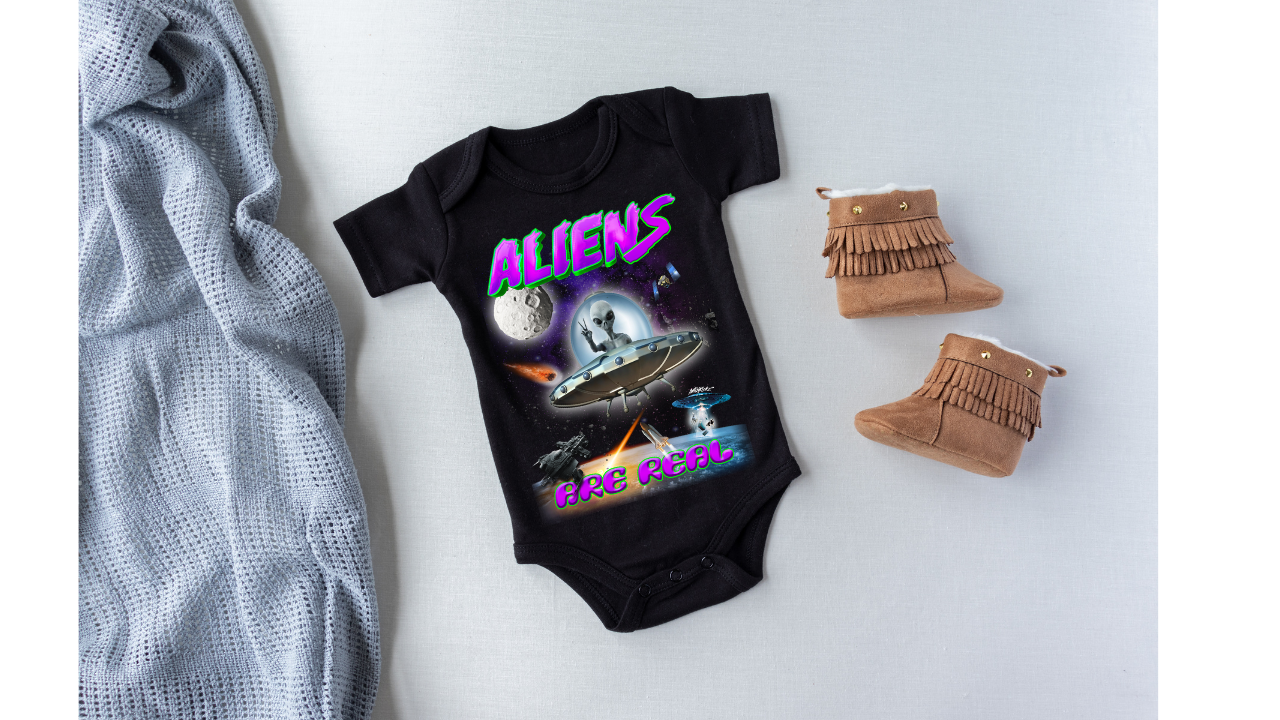 Baby Aliens Are Real Onesie