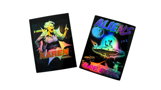 Karen, Alien - Holographic Sticker Combo