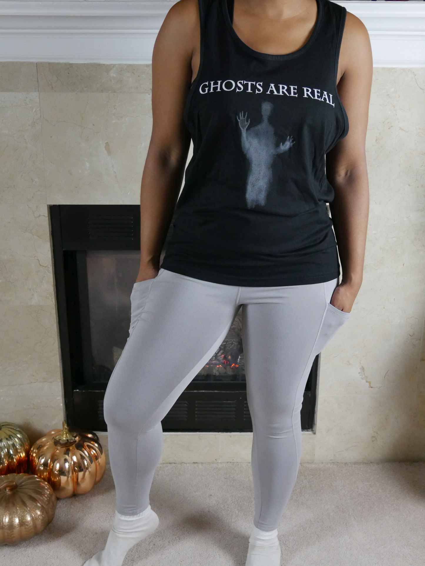 Ghost Are Real Black Tank Top
