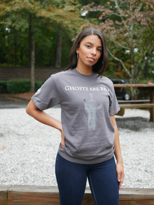 Ghost Are Real T-Shirts-Gray